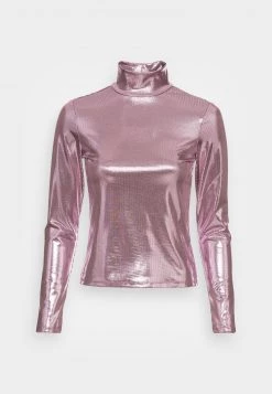 Monki Damen Langarmshirt - Lilac Purple Dusty Light Foil -Monki Verkäufe 2022 c28d7e17bc8a466483447d69677e5015