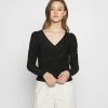 Monki Damen MAJLI - Langarmshirt - Black