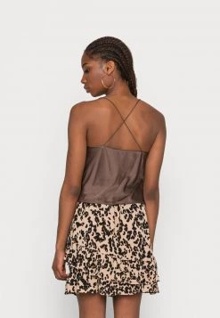 Monki Damen Top - Mole Dark Brun -Monki Verkäufe 2022 c4702b60af324a538800004916d24c15