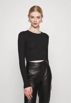 Monki Damen Langarmshirt - Black Dark/white -Monki Verkäufe 2022 c493fd2c4bef4298afd2bcbc6e90cad8