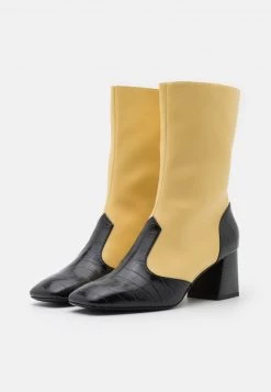 Monki Damen KEELY BOOT VEGAN - Stiefelette - Yellow/black -Monki Verkäufe 2022 c5059cfba2d143268c9827c369d936c1
