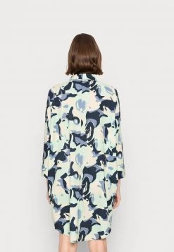 Monki Damen Blusenkleid - Blue Dark/pastelldream -Monki Verkäufe 2022 c5a12aabd7db4c3eb91aae59931ef88e