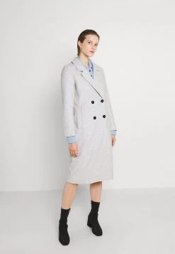 Monki Damen Klassischer Mantel - White Light -Monki Verkäufe 2022 c613e5364131447dbf4831f2d49e80cd