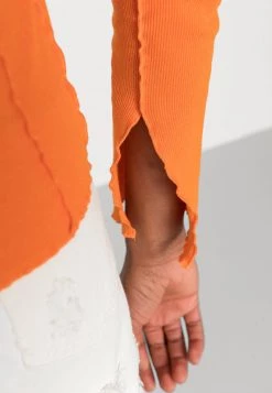 Monki Damen Langarmshirt - Orange -Monki Verkäufe 2022 c646e5f0efe44cc5b61e22f25ca64265
