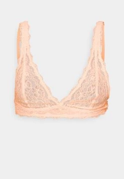 Monki Damen Triangel BH - Beige Dusty Light