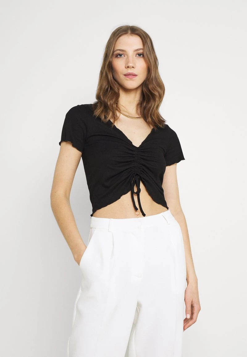 Monki Damen 2 PACK - T-Shirt Print - Black + White 2 Monki Damen 2 PACK - T-Shirt Print - Black + White – Bild 2