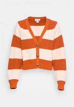 Monki Damen Strickjacke - Orange Dark -Monki Verkäufe 2022 c7a65a7b84a349d7ab68afac601d8fb7