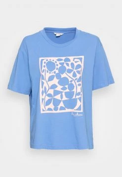 Monki Damen T-Shirt Print - Blue Medium -Monki Verkäufe 2022 c813ec40030a4d499847ab9bf0701bc5