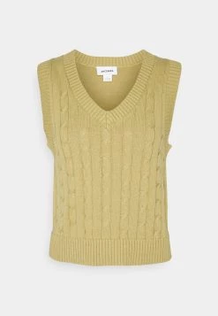 Monki Strickpullover - Khaki | Damen