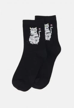 Monki Damen 2 PACK - Socken - Black