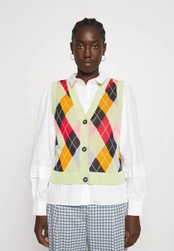 Monki Damen Weste - Multicolour