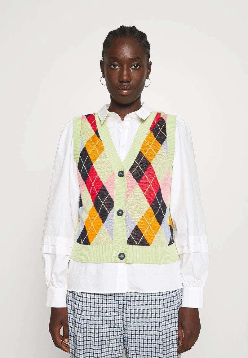 Monki Damen Weste - Multicolour 1 Monki Damen Weste - Multicolour