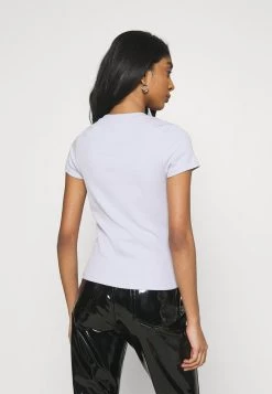 Monki T-Shirt Print - Black Dark Solid/lilac | Damen -Monki Verkäufe 2022 c9aa82072698404491361e5ffd78a935