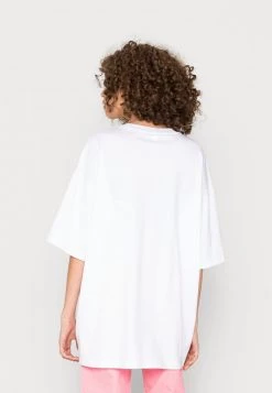 Monki T-Shirt Print - White/green | Damen -Monki Verkäufe 2022 c9e72c6e5fab47459df6f05690bc67ef