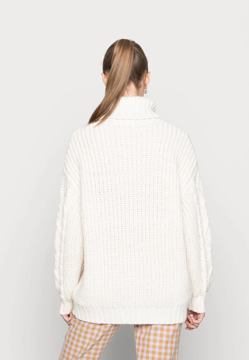 Monki Damen Strickpullover - Beige Leight 3 Monki Damen Strickpullover - Beige Leight – Bild 3