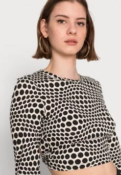 Monki Damen Langarmshirt - Black Dark -Monki Verkäufe 2022 cabac7e7250d4856a1bd32e9212d0773