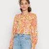 Monki Damen Bluse - Bigretro