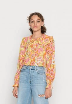 Monki Damen Bluse - Bigretro