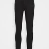 Monki Damen NOKIMI - Jeans Skinny Fit - Black Dark