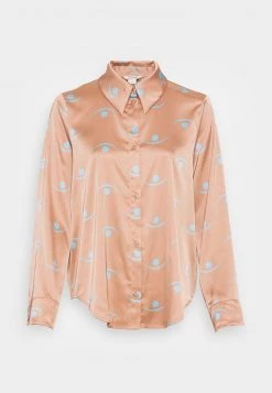 Monki Damen Hemdbluse - Beige -Monki Verkäufe 2022 cb8c1f372cf14e5aa20d504e877542e9