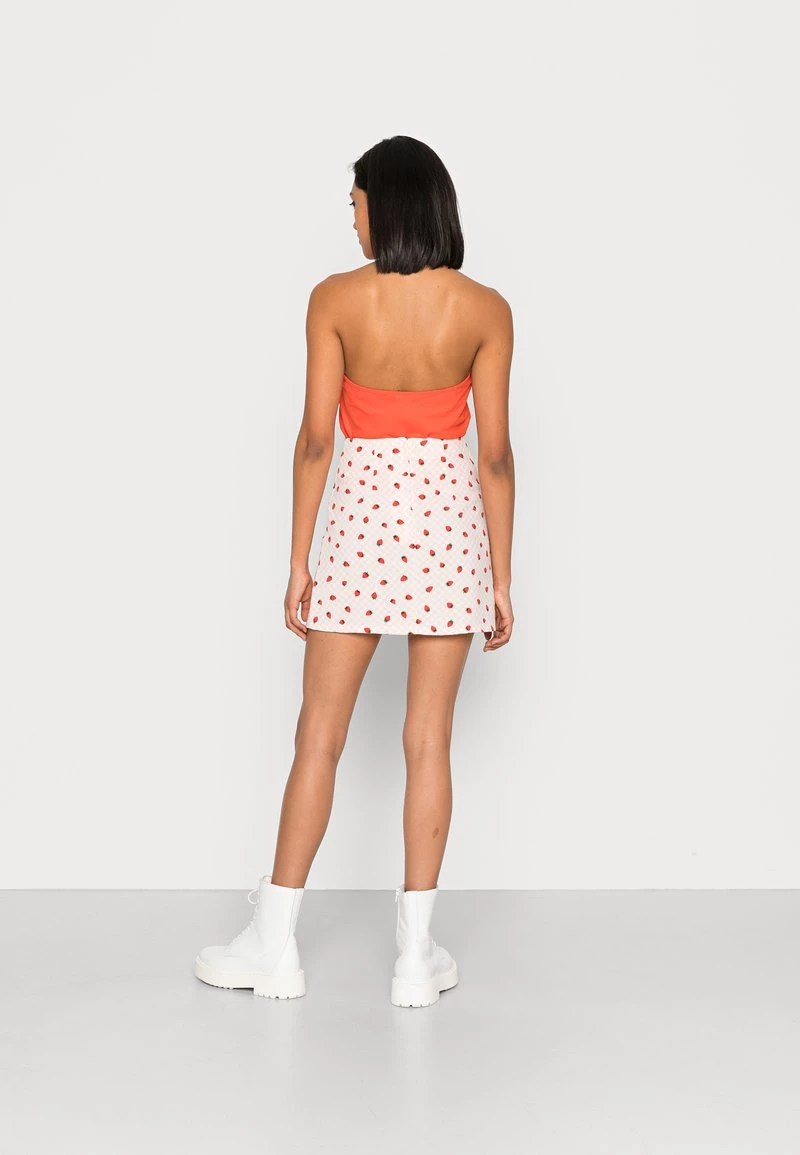 Monki Minirock - Strawberrycheck | Damen 3 Monki Minirock - Strawberrycheck | Damen – Bild 3