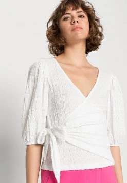 Monki Damen Bluse - White Light -Monki Verkäufe 2022 cc13cdbb133a4b67b2b1905e761a410d