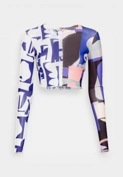 Monki Damen Langarmshirt - Lilac/white -Monki Verkäufe 2022 cc3ef4978ad446728c472eb9f7227611