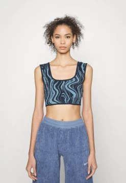 Monki Top - Partywood Blue | Damen