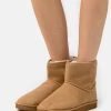 Monki Damen Stiefelette - Beige Dark