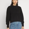Monki Damen Strickpullover - Black Dark