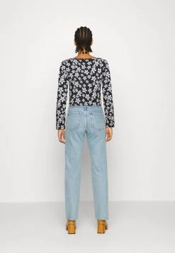 Monki Damen Langarmshirt - Black Dark -Monki Verkäufe 2022 cd2c90d8778047adaf27c2ecbe54968a