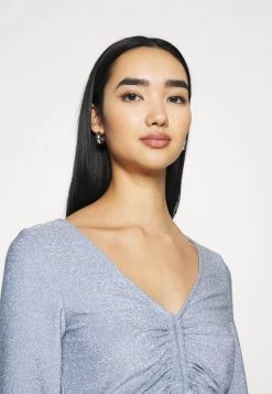 Monki Damen OLLE - Langarmshirt - Blue Light -Monki Verkäufe 2022 cdca92b7f4ad4cee92604dcd2d9985af