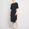 Monki Damen Jerseykleid - Black Dark