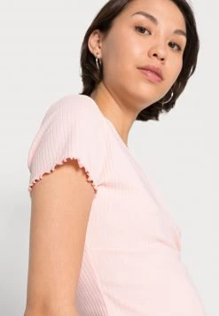Monki Damen T-Shirt Basic - Light Pink -Monki Verkäufe 2022 cf64868189a744c185933688a4fdd391