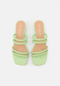 Monki Pantolette Flach - Green Dusty Light | Damen -Monki Verkäufe 2022 cfe8132c423e4ae7b3b7a752e7b74b83