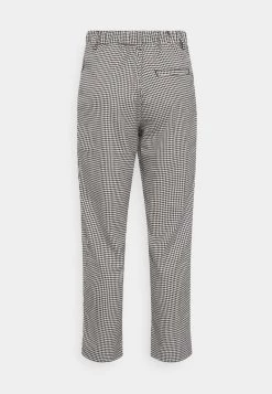 Monki Damen Stoffhose - Black/white -Monki Verkäufe 2022 d00b9aa9f3d344ffaabb33f72a149af9