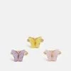 Monki Damen 3 PACK - Ring - Gold-coloured