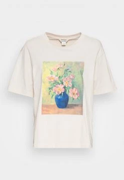 Monki Damen T-Shirt Print - White/multi Coloured -Monki Verkäufe 2022 d06addf0aa2c4b99a695853c87fe95df