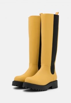 Monki Damen Plateaustiefel - Yellow Medium Dusty -Monki Verkäufe 2022 d0ccd54a7af7432cbc3e7fe425e2b3eb