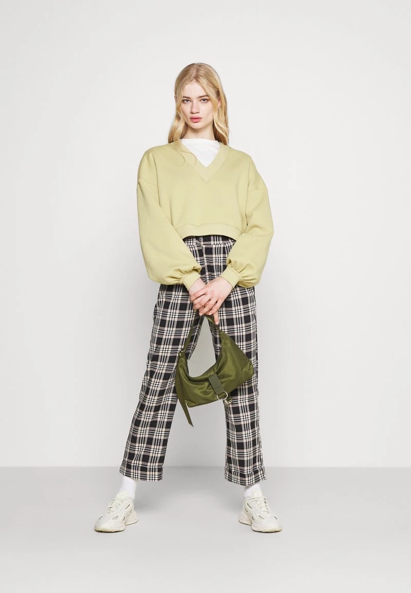 Monki Sweatshirt - Green | Damen 2 Monki Sweatshirt - Green | Damen – Bild 2