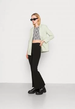 Monki Damen Stoffhose - Black -Monki Verkäufe 2022 d15664ac14624538a13741a4aa173637