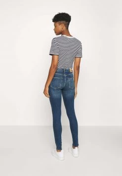 Monki Damen Jeans Skinny Fit - Blue/medium-dusty -Monki Verkäufe 2022 d19a3c6e79c8496eaa3acab323f137c4