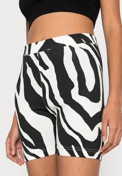 Monki 2 PACK - Shorts - Black/zebra | Damen -Monki Verkäufe 2022 d1d9cfad7d0c46a5876de8061d95355c