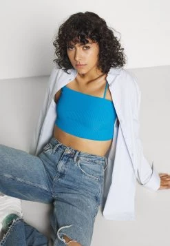 Monki Damen 2 PACK - Top - Blue Bright/black -Monki Verkäufe 2022 d40d08b719b54bcc972d9f9459a16a0a