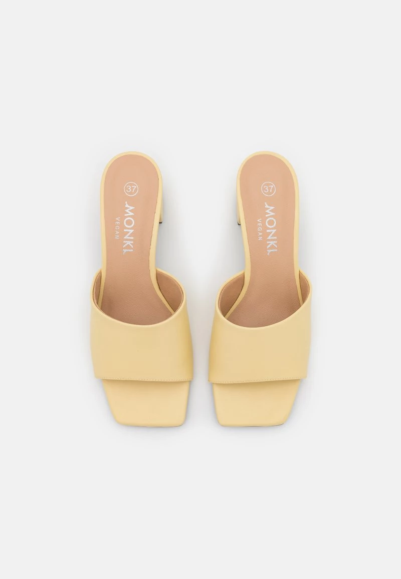 Monki Damen Pantolette Hoch - Yellow Dusty Light 7 Monki Damen Pantolette Hoch - Yellow Dusty Light – Bild 7