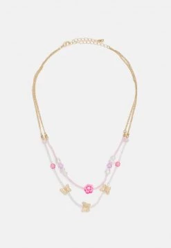 Monki Damen Halskette - Pink