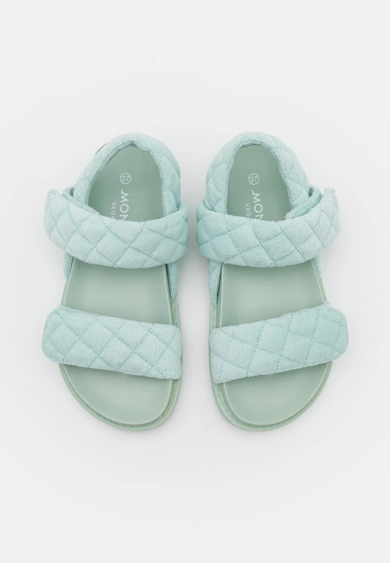 Monki Damen Riemensandalette - Turquoise Light 6 Monki Damen Riemensandalette - Turquoise Light – Bild 6