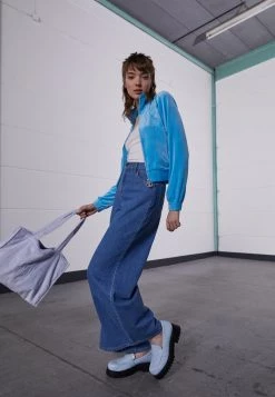 Monki Damen LOAFER VEGAN - Slipper - Blue Light