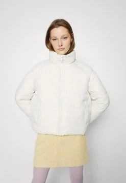 Monki Winterjacke - White Dusty | Damen