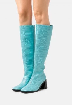 Monki Stiefel - Turqoise | Damen